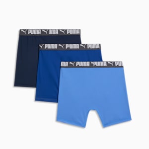 Bóxers para hombre Athletic (paquete de 3), BLUE, extralarge